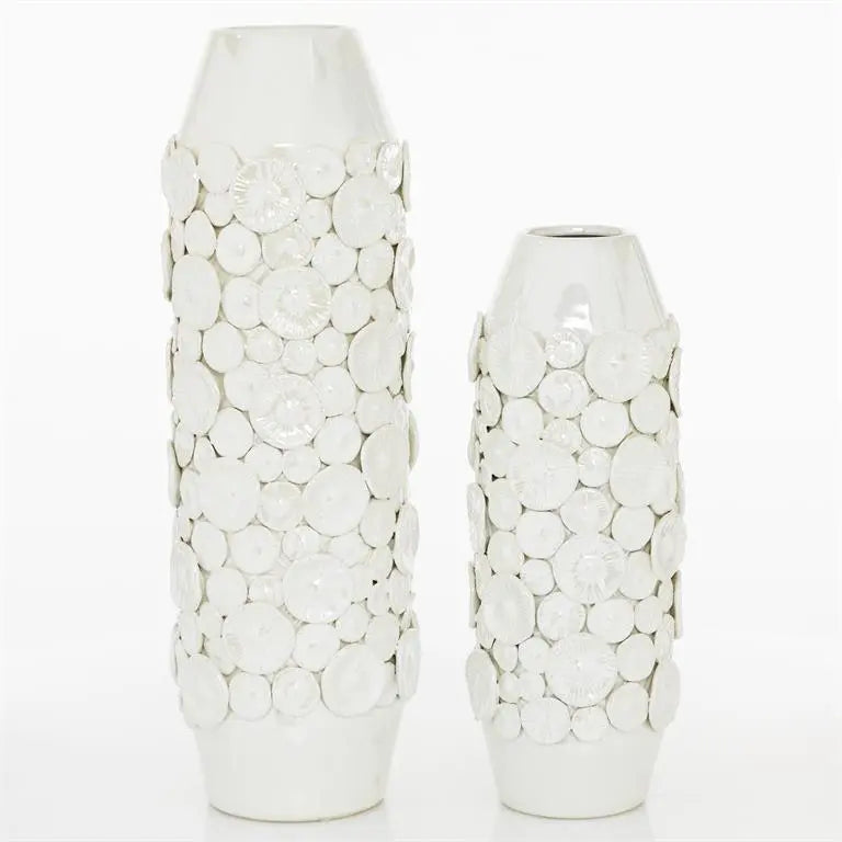 White Ceramic Modern Vase