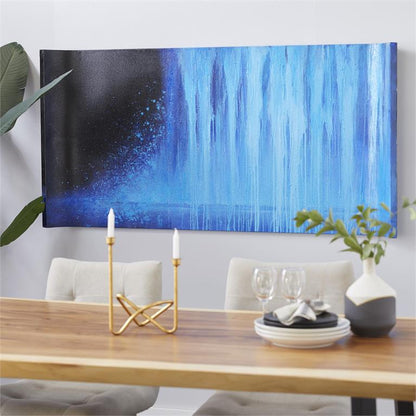 BLUE CANVAS CONTEMPORARY WALL ART