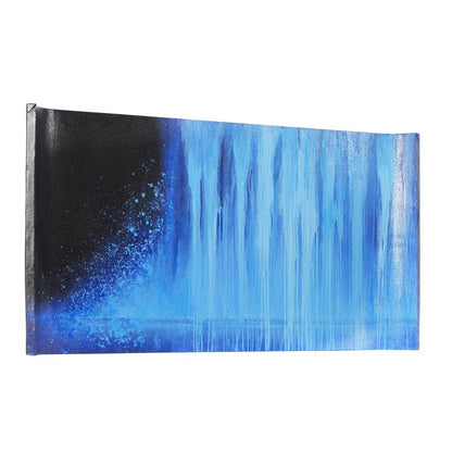 BLUE CANVAS CONTEMPORARY WALL ART