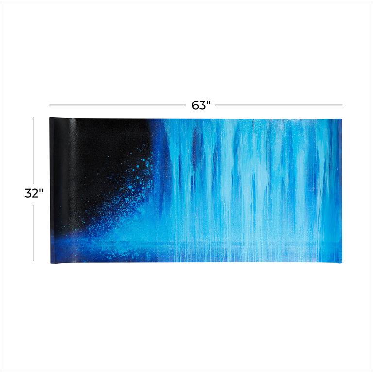 BLUE CANVAS CONTEMPORARY WALL ART