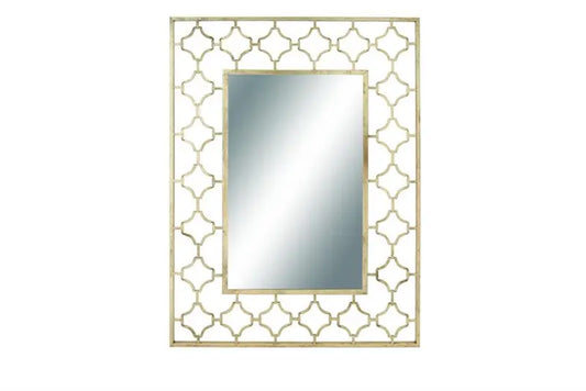 Gold Metal Glam Wall Mirror