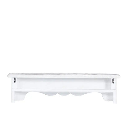 White Wood Vintage Wall Shelf