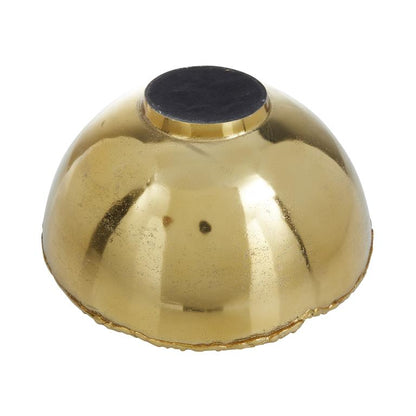 GOLD ALUMINUM DECORATIVE BOWL