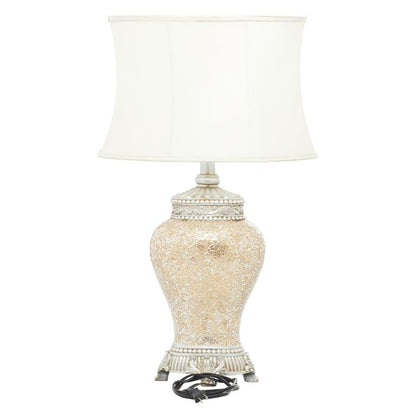 BRONZE GLASS TABLE LAMP