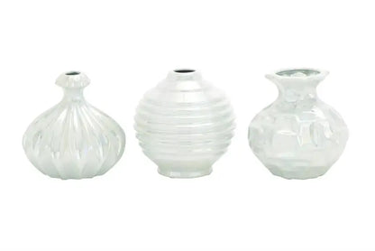 Cream Ceramic Modern Vase