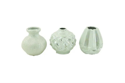 Cream Ceramic Glam Vase