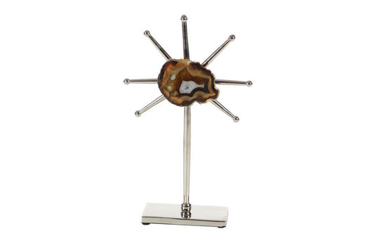 BROWN GLAM GEOMETRIC SCULPTURE