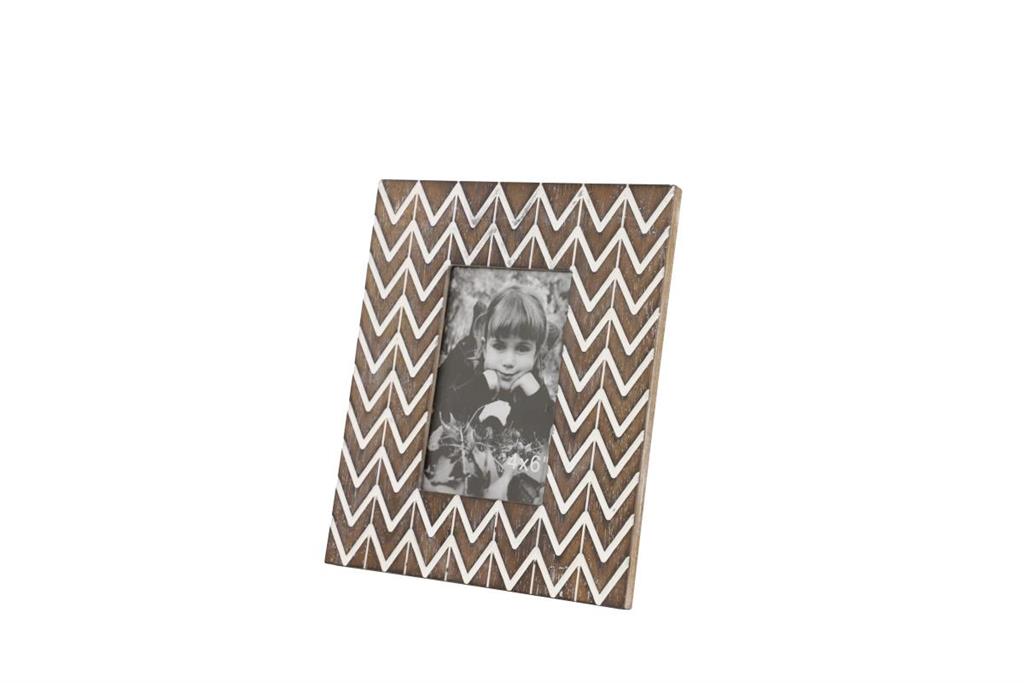 BROWN WOOD MODERN PHOTO FRAME