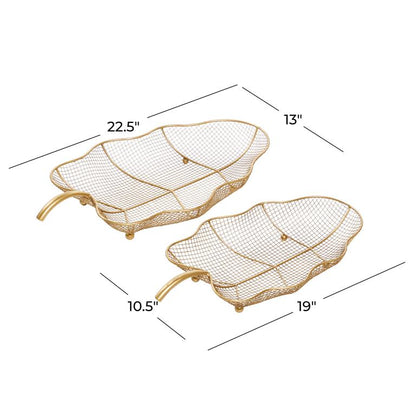 GOLD METAL LEAF TRAY