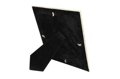 INLAID BEIGE & GOLD VERVAIN AND SENTIMENT GRASS LARGE PICTURE FRAME
