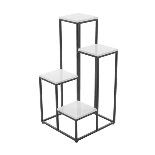 White Metal Modern Plantstand