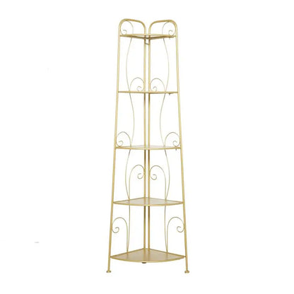 Gold Metal Glam Bakers Rack