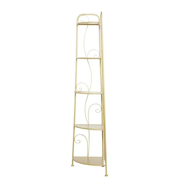 Gold Metal Glam Bakers Rack