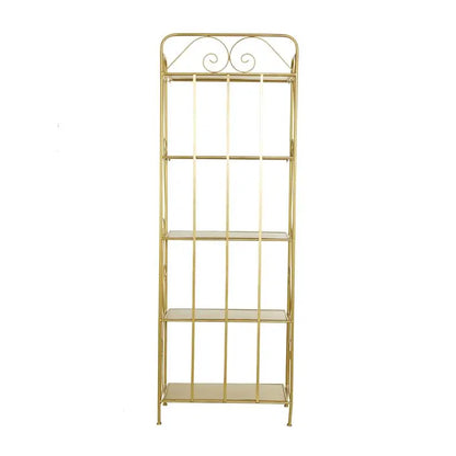 Gold Metal Glam Bakers Rack