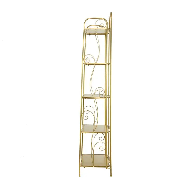 Gold Metal Glam Bakers Rack