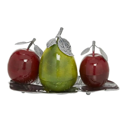 Multi Colored Metal Traditional Fruits Sculpture