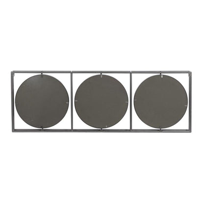 GRAY METAL MODERN WALL MIRROR