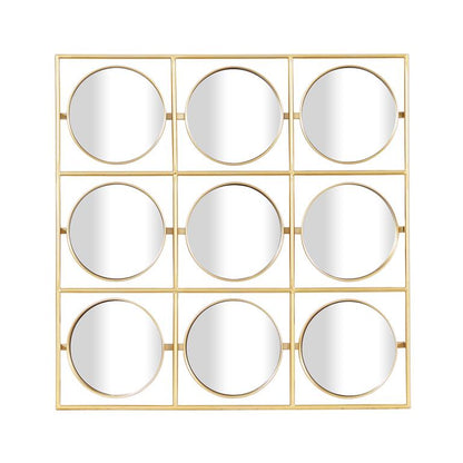 GOLD METAL MODERN WALL MIRROR