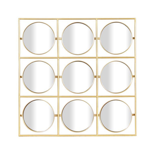 GOLD METAL MODERN WALL MIRROR