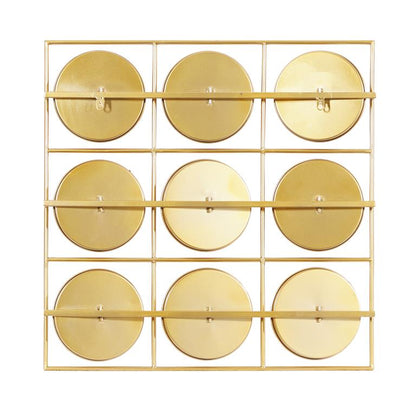 GOLD METAL MODERN WALL MIRROR