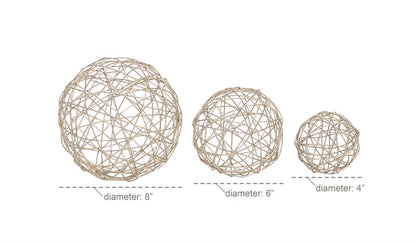 SILVER METAL GEOMETRIC SCULPTURE,
