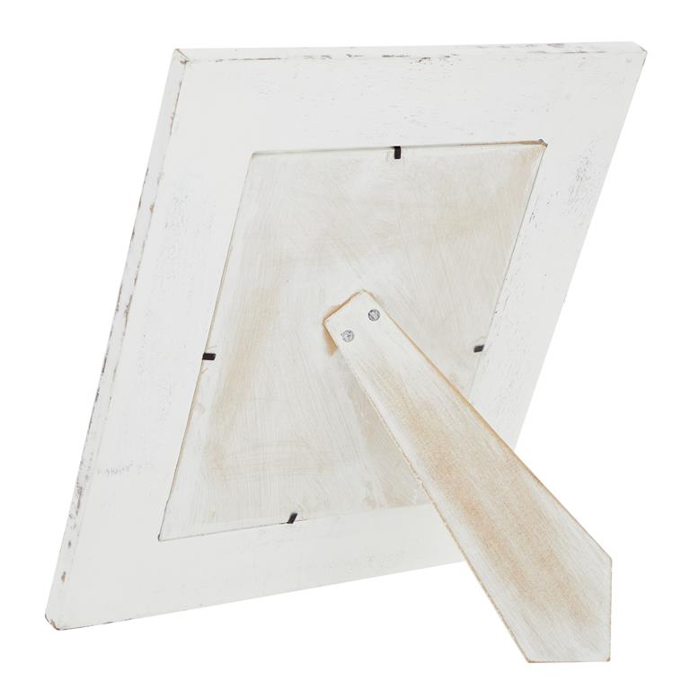 WHITE MANGO WOOD FLORAL HANDMADE INTRICATE CARVED PHOTO FRAME