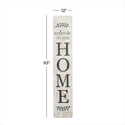 BEIGE WOOD SIGN HOME WALL DECOR