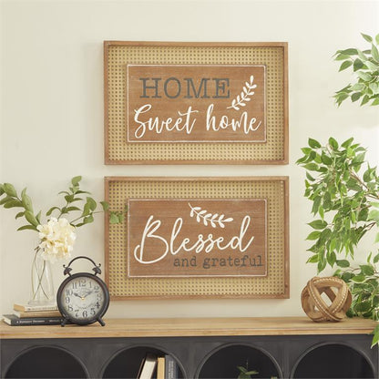 BROWN WOOD FARMHOUSE WALL DECOR