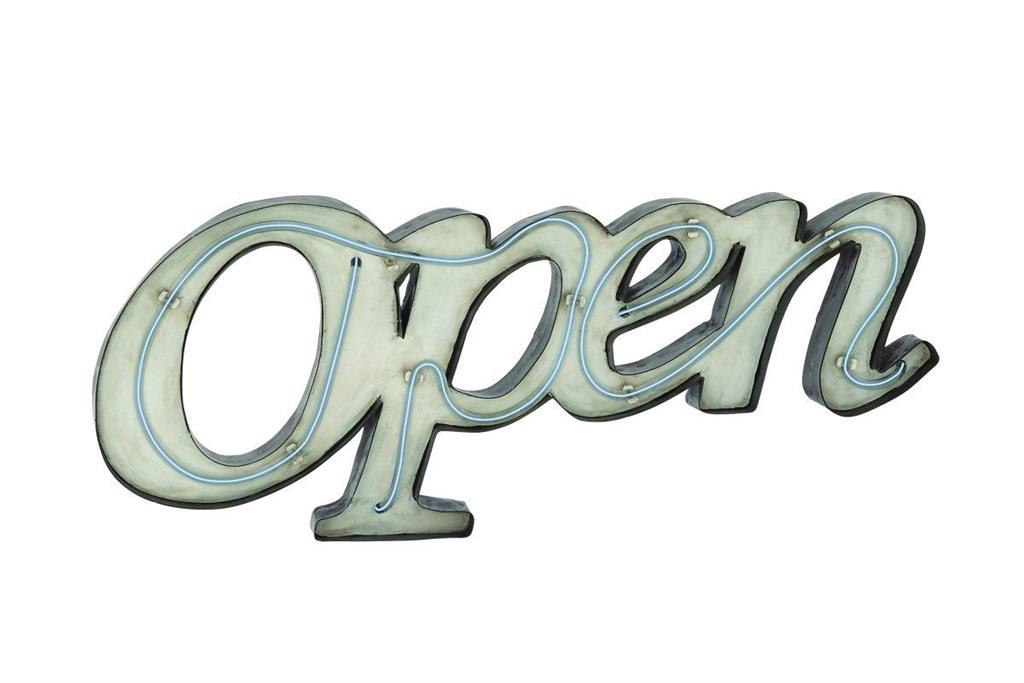 FLORAL OPEN SIGN