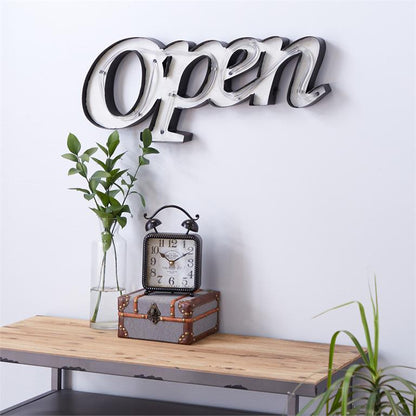 FLORAL OPEN SIGN