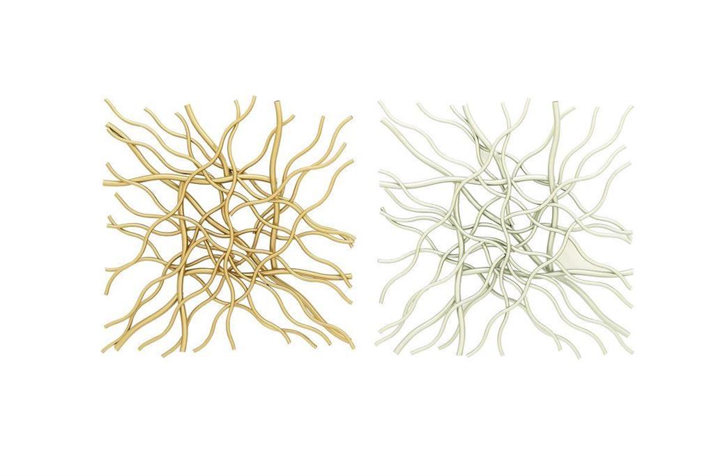 METAL GEOMETRIC BRANCH INSPIRED WALL DECOR