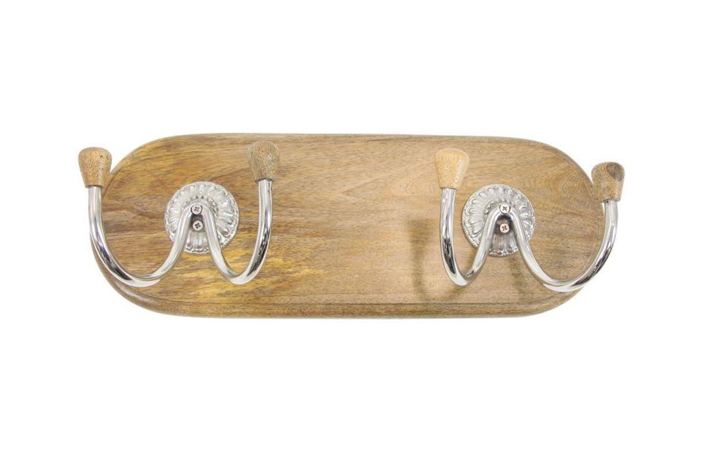 BROWN ALUMINUM TRADITIONAL WALL HOOK