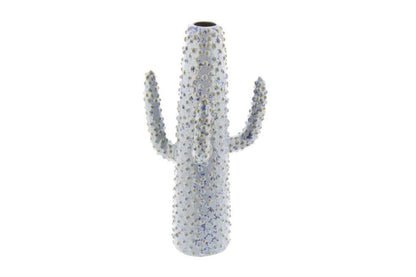WHITE CERAMIC ECLECTIC VASE