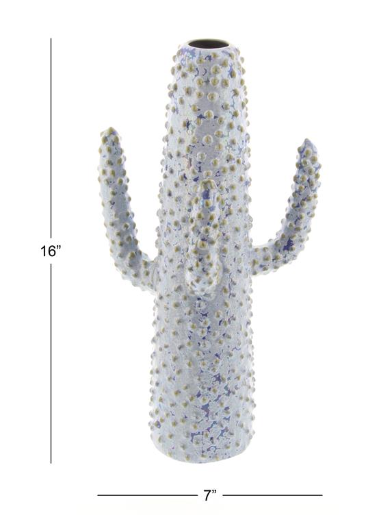WHITE CERAMIC ECLECTIC VASE