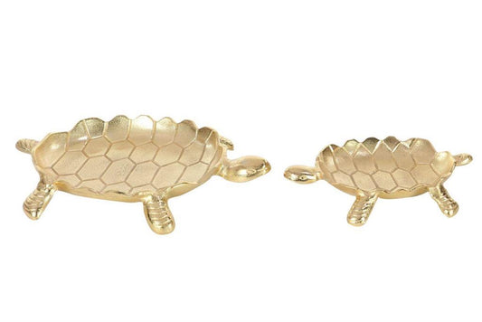 GOLD ALUMINUM COASTAL TRAY