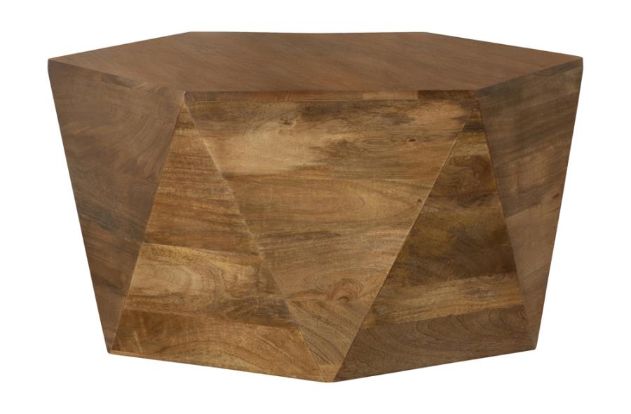 Zalika Hexagonal Coffee Table Natural