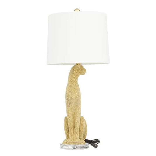Gold Polystone Glam Table Lamp,