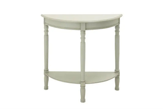 Gray Wood Traditional Console Table