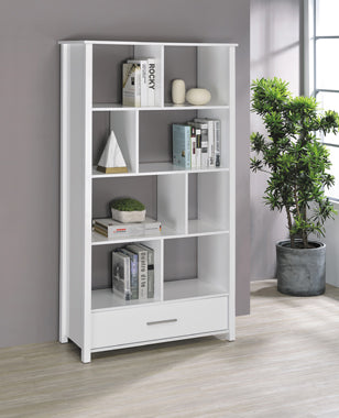 Dylan Rectangular 8-Shelf Bookcase