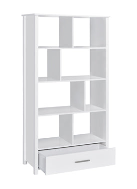 Dylan Rectangular 8-Shelf Bookcase