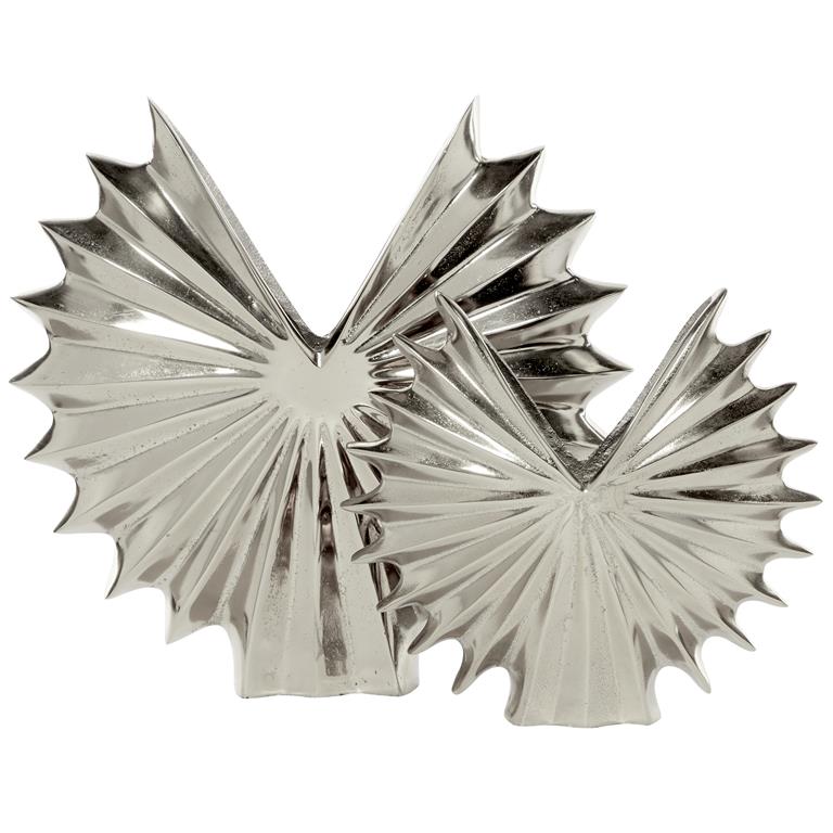SILVER ALUMINUM MODERN VASE