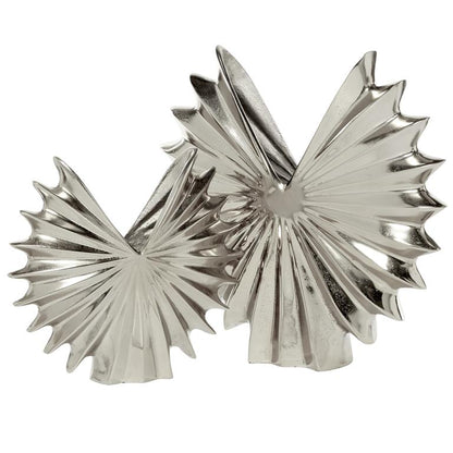 SILVER ALUMINUM MODERN VASE