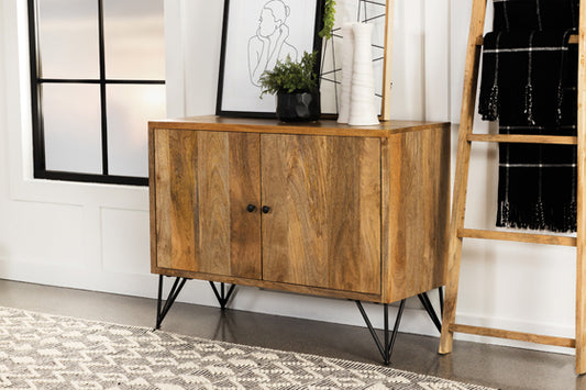 Eileen Rectangular 2-Door Accent Cabinet Natural