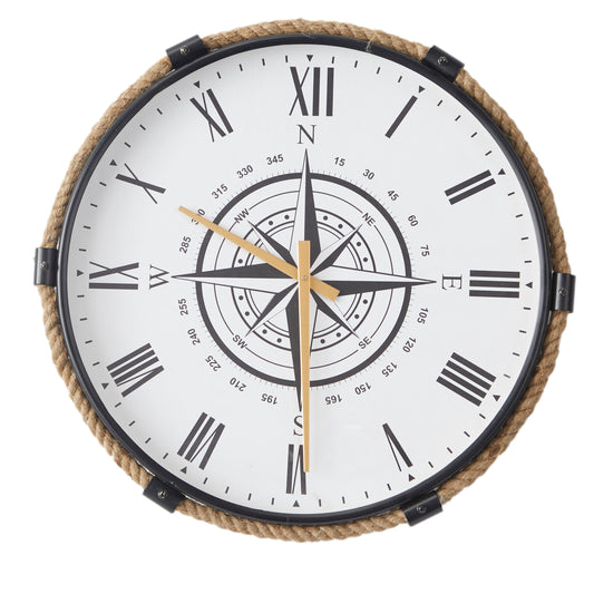 METAL ROPE WALL CLOCK