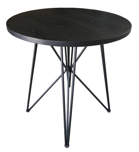 Rennes Round Table Black and Gunmetal