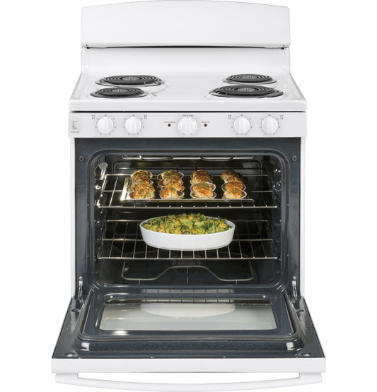 GE® 30" Free-Standing Electric Range