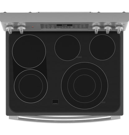 GE Profile™ 30" Smart Free-Standing Electric Double Oven Convection Range with No Preheat Air Fry