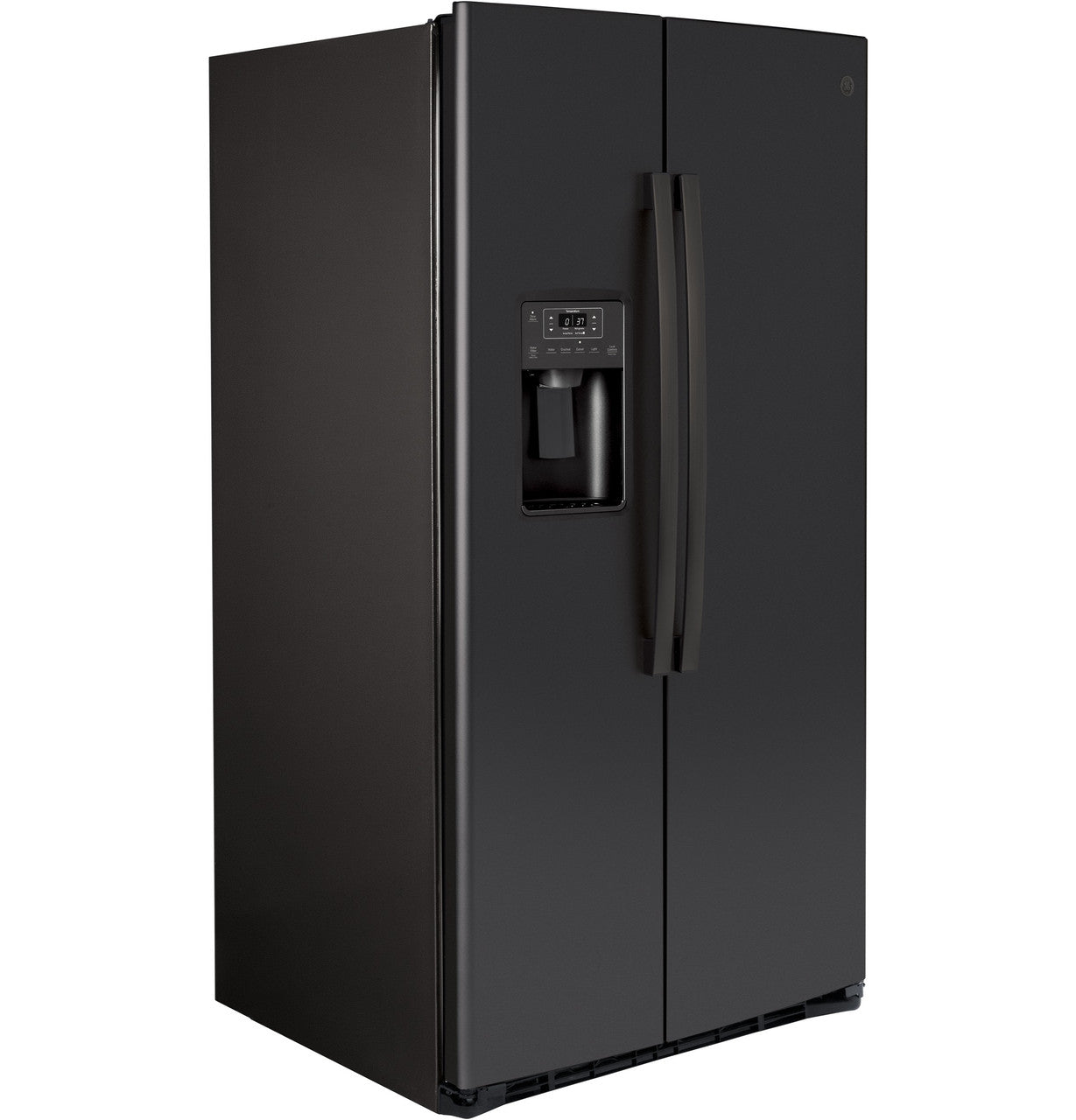 GE® 25.1 Cu. Ft. Side-By-Side Refrigerator Black