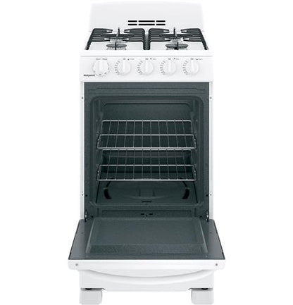 HOTPOINT® 20" FRONT-CONTROL FREE-STANDING GAS RANGE WITH SEALED BURNERS