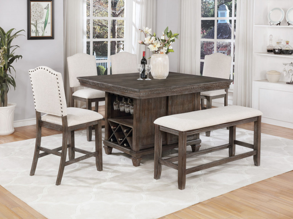 REGENT 5PC COUNTER HEIGH DINING SET